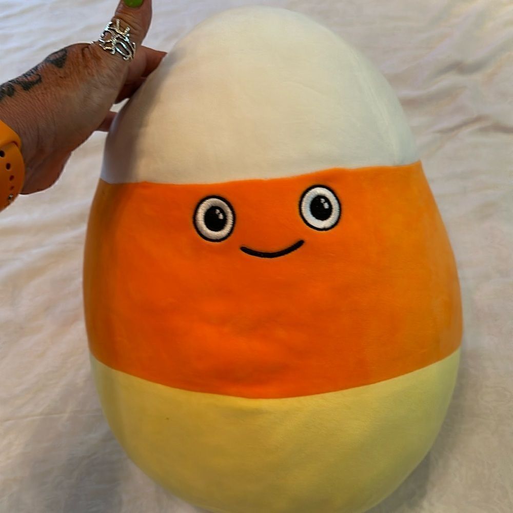 Candy Corn Smoochy Pal Squishy Squishie Toy Kids Halloween